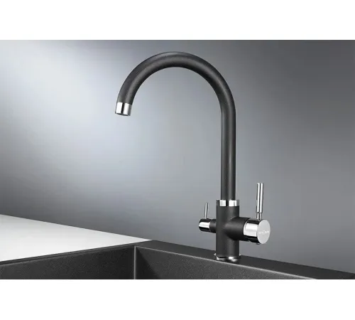 Смеситель Krona Brunnen H270 1 КА-00006917 черный