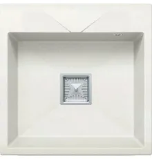 Кухонная мойка Polygran Blade 500 белый хлопок