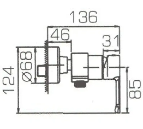 Смеситель Bravat Stream-D F937163C-01