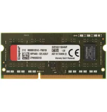 Оперативная память Kingston ValueRAM 4GB DDR3 SODIMM PC3-12800 KVR16S11S8/4WP