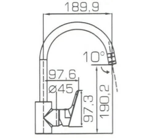 Смеситель Bravat Drop F74898C-1