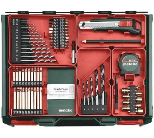 Дрель-шуруповерт Metabo BS 18 Set 602207710 с 2-мя АКБ, кейс