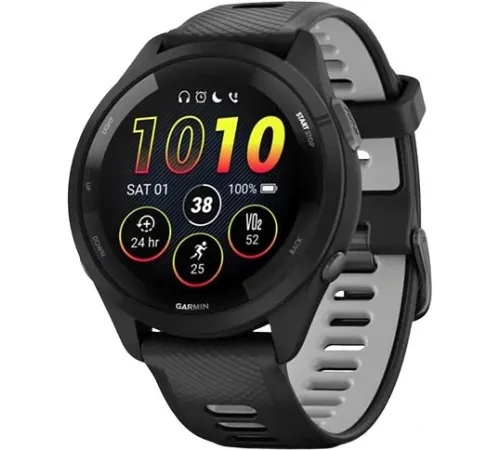 Умные часы Garmin Forerunner 265 черный/пудрово-серый