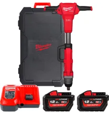 Гайковерт Milwaukee M18 FUEL M18FHIWF1R-122C 4933493141 с 2-мя АКБ, кейс