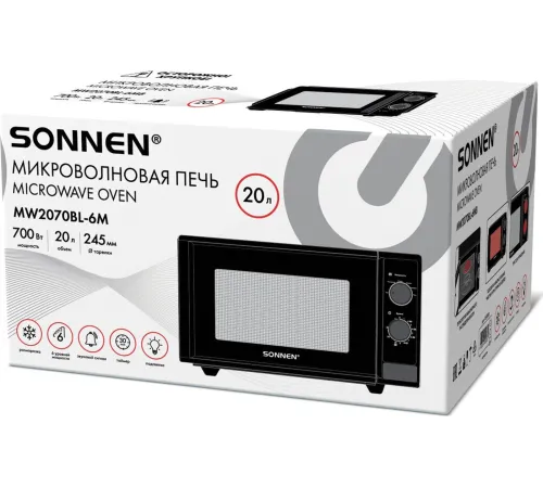 Микроволновая печь Sonnen MW2070BL-6M