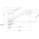 Смеситель Deante Vero BOW 026M