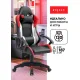 Игровое геймерское кресло byRoom Game Nerf GF-8066-BRW черный/красный/белый
