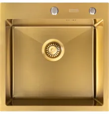Кухонная мойка ARFEKA Eco AR 500*500 Golden PVD Nano