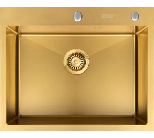 Кухонная мойка ARFEKA ECO AR мойка 600*500, коландер, дозатор GOLD
