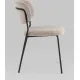 Стул Stool Group Кэрол без подлокотников FDC9003 DC2635-4A grey букле серый/черные ножки