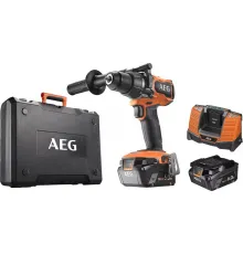 Ударная дрель-шуруповерт AEG Powertools BSB 18BL2-602K 4935481043 с 2-мя АКБ, кейс