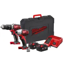 Milwaukee M18 BPP2C-402C 4933443552 шуруповерт, винтоверт, 2 АКБ, кейс