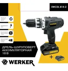 Дрель-шуруповерт Werker EWCDL 814-2 с 2-мя АКБ, кейс