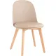 Стул Stool Group Fog с подушкой SL-7022DM бежевый, деревянные ножки