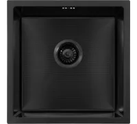 Кухонная мойка ARFEKA ECO AR 450*450 BLACK PVD NANO DECOR