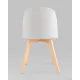 Стул Stool Group Fog с подушкой SL-7022DM светло-серый, деревянные ножки