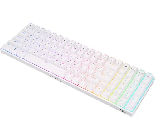 Клавиатура Royal Kludge RK100 RGB белый, RK Red