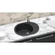 Кухонная мойка Berge BR-6201 черный матовый