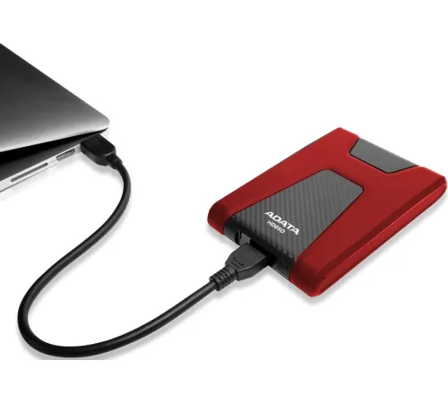 Внешний накопитель ADATA DashDrive Durable HD650 AHD650-1TU31-CRD 1TB красный