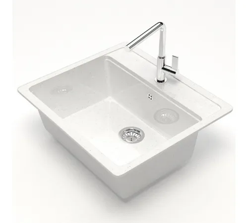 Кухонная мойка MARRBAXX Карельский камень модель 9/G31 F009G031 белый