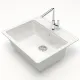 Кухонная мойка MARRBAXX Карельский камень модель 9/G31 F009G031 белый