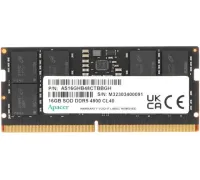 Оперативная память Apacer 16ГБ DDR5 SODIMM 4800 МГц AS16GHB48CTBBGH