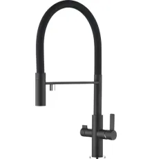 Смеситель ZorG Soifos Premium Brass черный