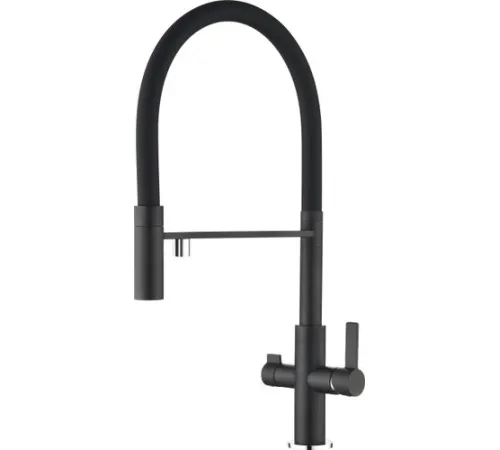 Смеситель ZorG Soifos Premium Brass черный