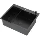Кухонная мойка ARFEKA ECO AR мойка 600*500 POP-UP, коландер F, дозатор BLACK DECOR