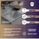 Кухонная мойка Roxen Simple 560220-50 сатин с коландером и дозатором