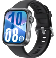 Умные часы Huawei Watch FIT 4 черный, с черным силиконовым ремешком, международная версия