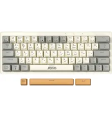 Клавиатура JEGG ZA63 Pro Beige Gray Yellow TNT Yellow