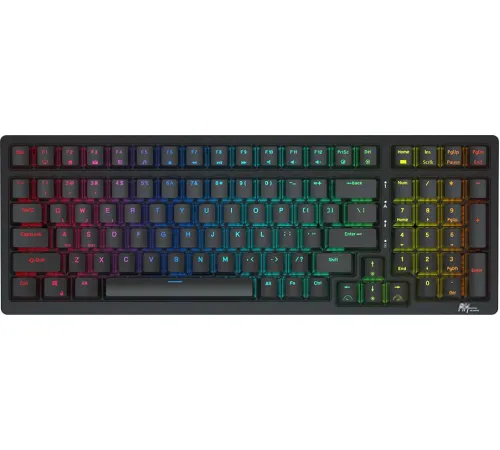 Клавиатура Royal Kludge RK98 RGB черный, RK Brown