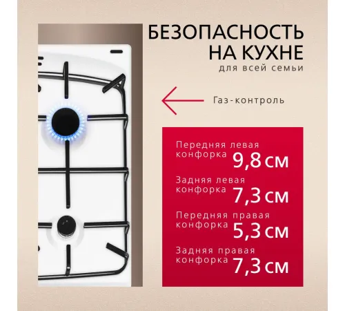 Кухонная плита Hansa FCGW510009H