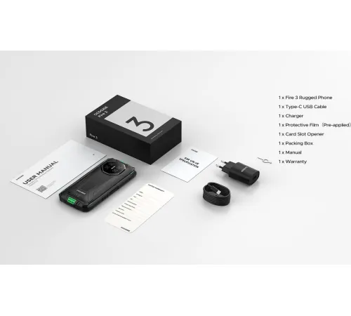 Телефон Doogee Fire 3 3GB/64GB серый