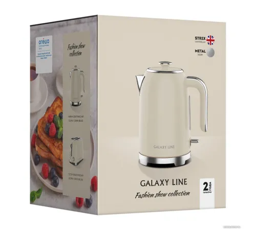 Электрический чайник Galaxy Line GL0348 крем-брюле