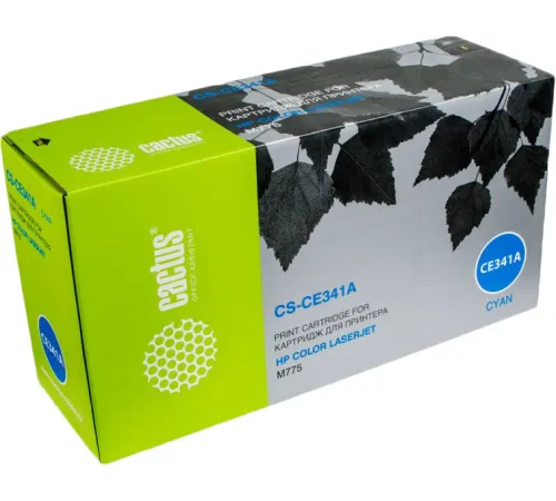 Картридж CACTUS CS-CE341A аналог HP LaserJet 651A CE341A