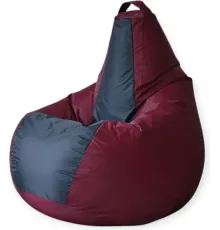 Кресло-мешок Mio Tesoro Груша Kombo XXL GF-130x85-BG бордовый