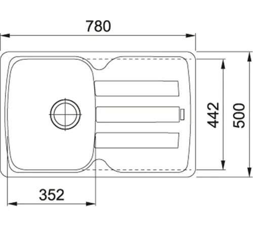 Кухонная мойка Franke Antea AZG 611-78 бежевый