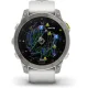 Умные часы Garmin Epix Sapphire Gen 2 серебристый титан/белый