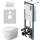 Унитаз подвесной AM.PM ErgoFit Sense FlashClean IS110101.741701 с сиденьем