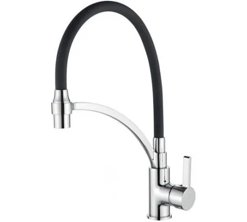 Смеситель Ledeme L4499-2 хром/черный