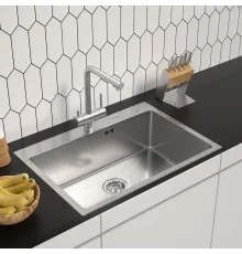 Кухонная мойка ARFEKA ECO AR 700*500 SATIN DECOR VOLCANIC ROCK