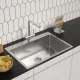 Кухонная мойка ARFEKA ECO AR 700*500 SATIN DECOR VOLCANIC ROCK