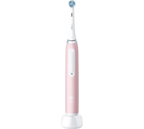 Электрическая зубная щетка Oral-B iO 3 с насадкой Ultimate Clean 4 шт, розовый