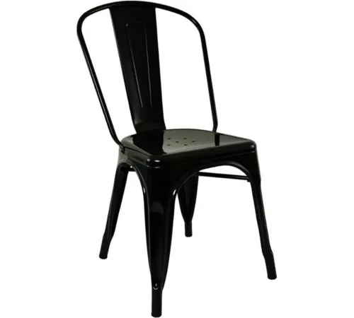 Стул Stool Group Tolix черный глянцевый