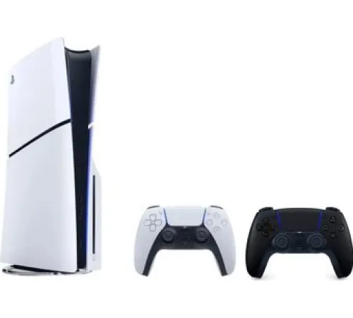 Игровая приставка Sony PlayStation 5 Slim CFI-20XX 1 ревизия, с дисководом, 2 геймпада, белый/черный