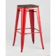 Табурет Stool Group TOLIX WOOD барный красный глянцевый
