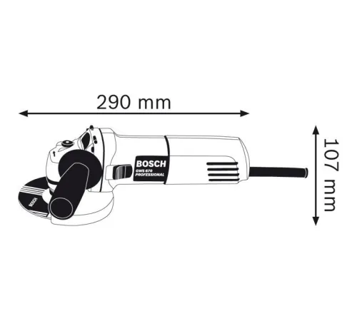 Угловая шлифмашина Bosch GWS 670 Professional 0601375606