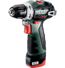 Дрель-шуруповерт Metabo PowerMaxx BS BL 601721500 с 2-мя АКБ, кейс